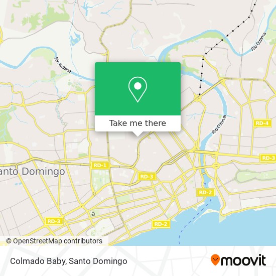 Colmado Baby map