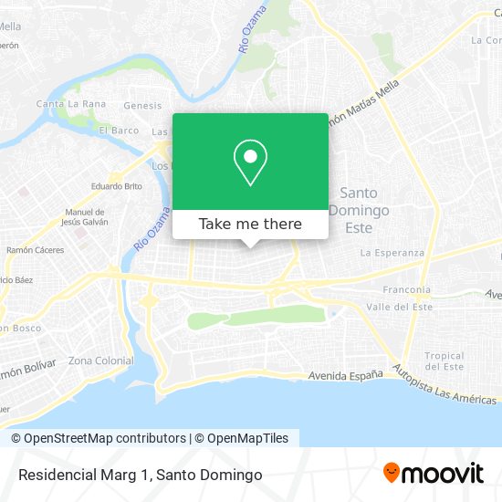 Mapa de Residencial Marg 1