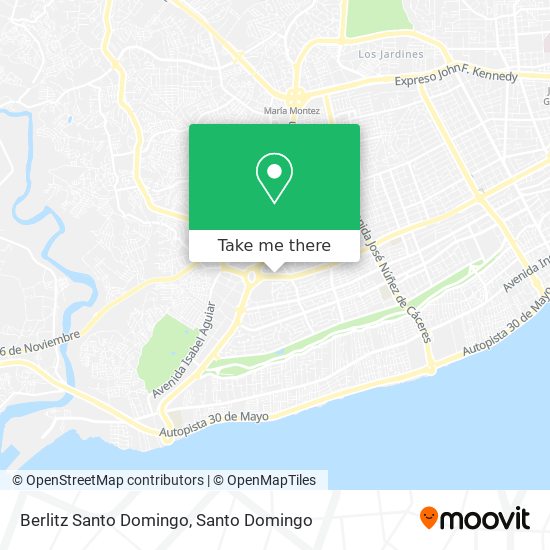 Berlitz Santo Domingo map