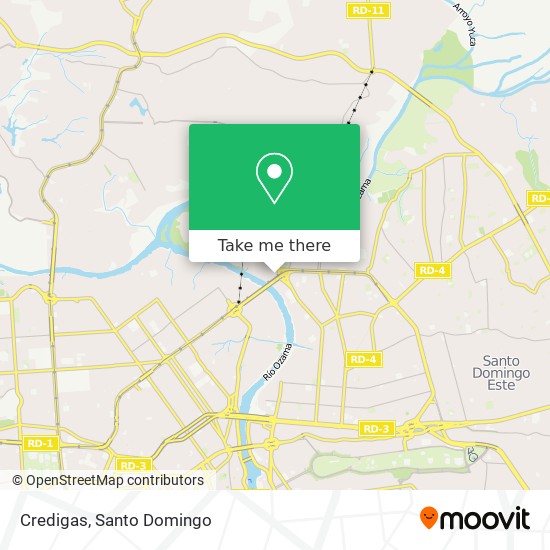 Credigas map