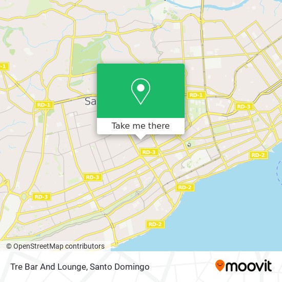 Tre Bar And Lounge map
