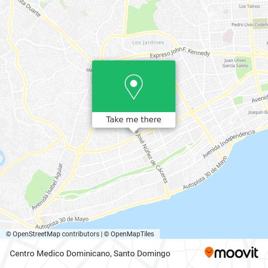 Centro Medico Dominicano map