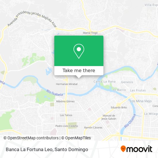 Banca La Fortuna Leo map