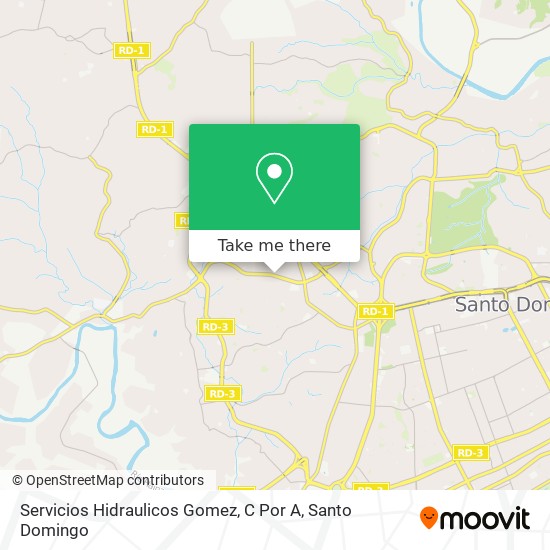 Servicios Hidraulicos Gomez, C Por A map
