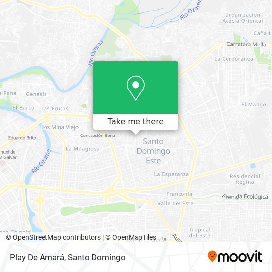 Mapa de Play De Amará