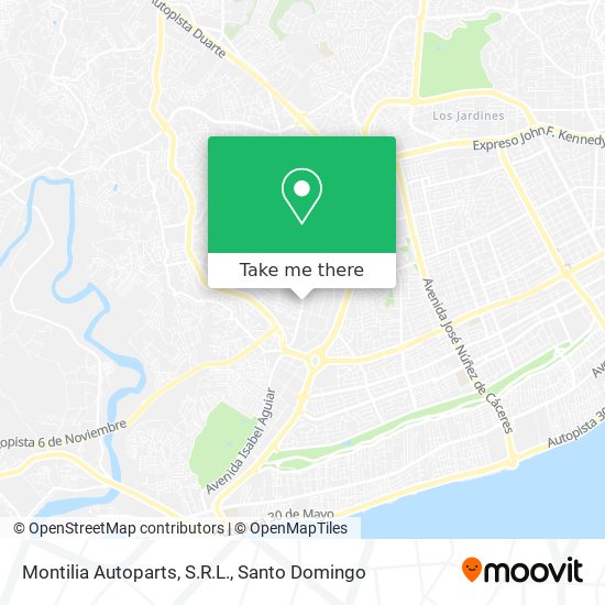 Montilia Autoparts, S.R.L. map