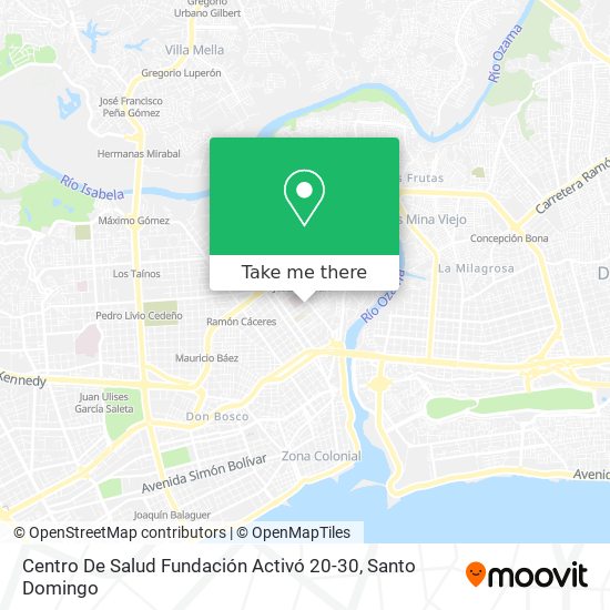 Centro De Salud Fundación Activó 20-30 map