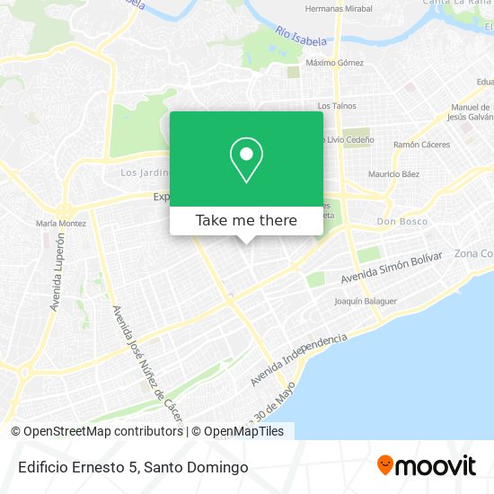Mapa de Edificio Ernesto 5