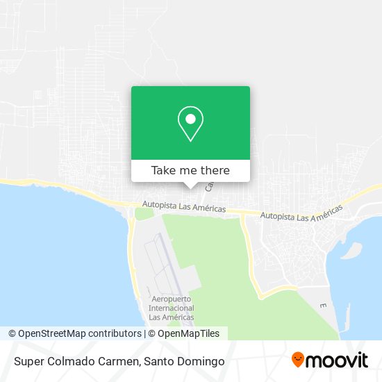 Super Colmado Carmen map