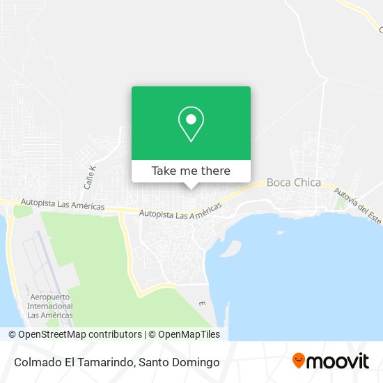 Colmado El Tamarindo map