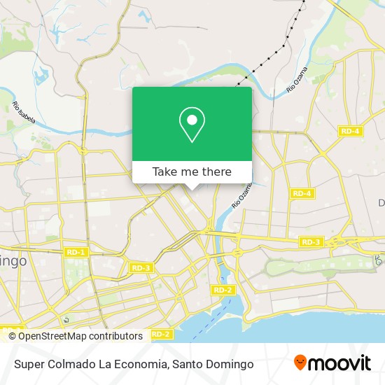 Mapa de Super Colmado La Economia