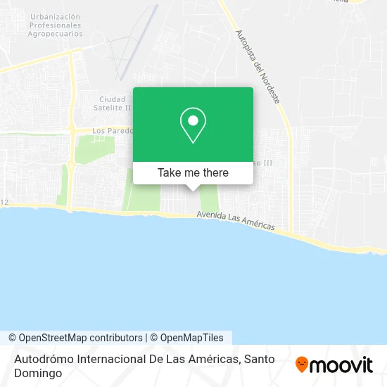 Autodrómo Internacional De Las Américas map