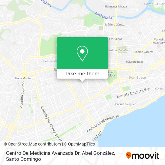 Centro De Medicina Avanzada Dr. Abel González map