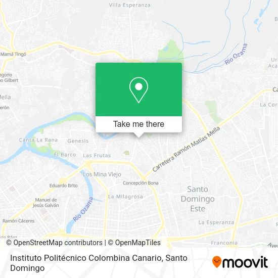 Mapa de Instituto Politécnico Colombina Canario