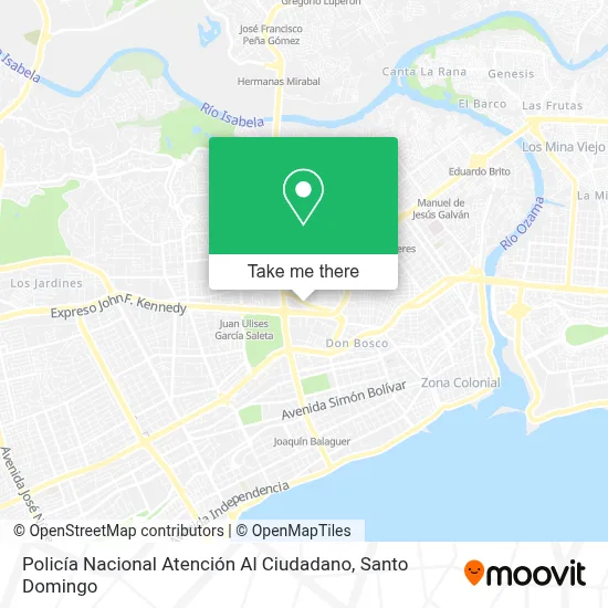 Mapa de Policía Nacional Atención Al Ciudadano