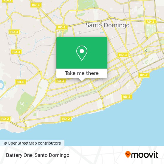 Battery One map