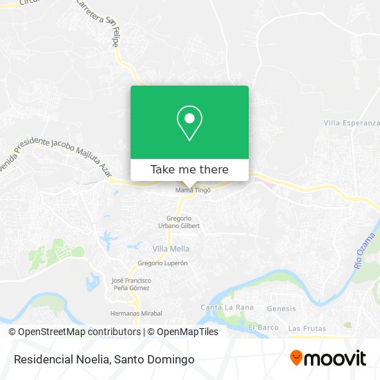 Mapa de Residencial Noelia