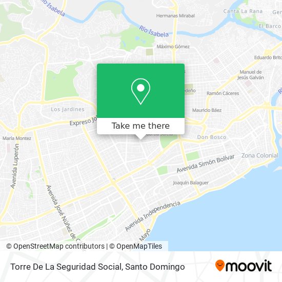 Torre De La Seguridad Social map