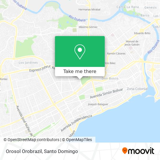 Orosol Orobrazil map