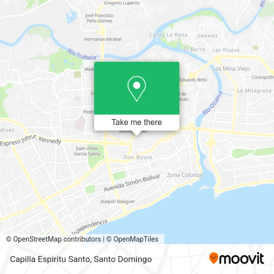 Mapa de Capilla Espiritu Santo
