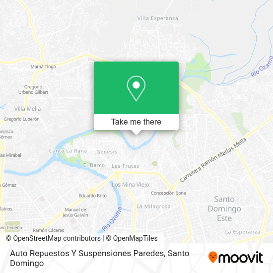 Auto Repuestos Y Suspensiones Paredes map