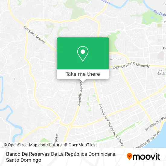 Banco De Reservas De La República Dominicana map