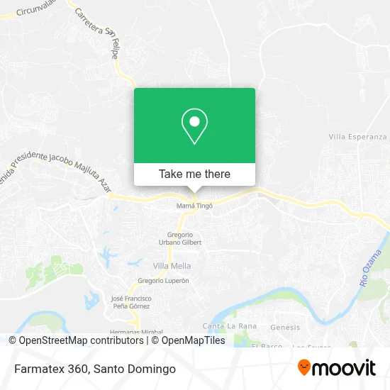 Mapa de Farmatex 360
