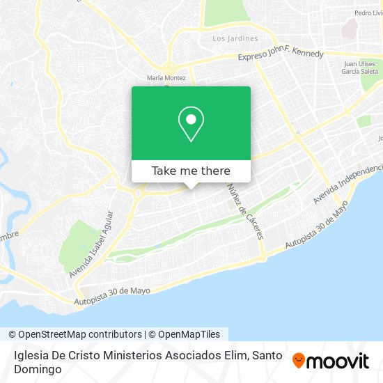 Iglesia De Cristo Ministerios Asociados Elim map