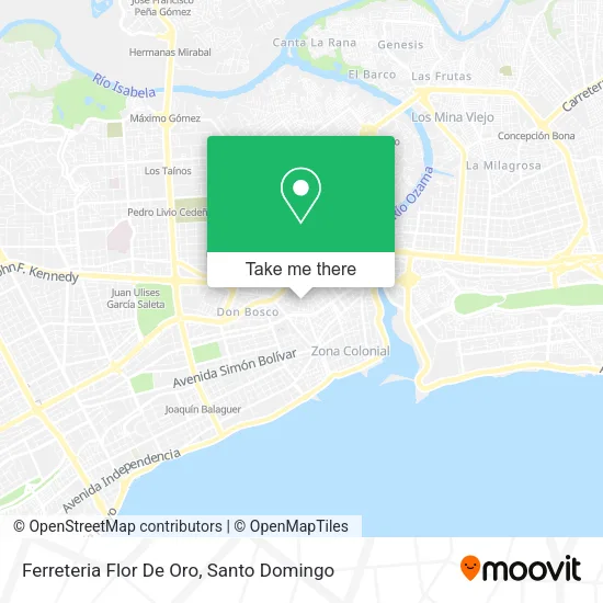 Ferreteria Flor De Oro map