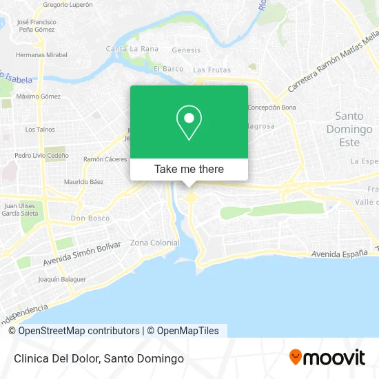 Mapa de Clinica Del Dolor