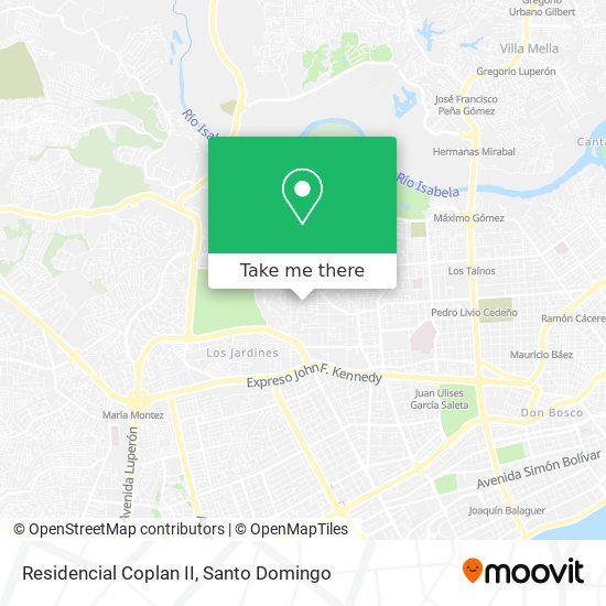 Mapa de Residencial Coplan II