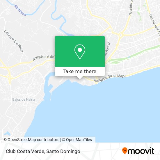 Club Costa Verde map
