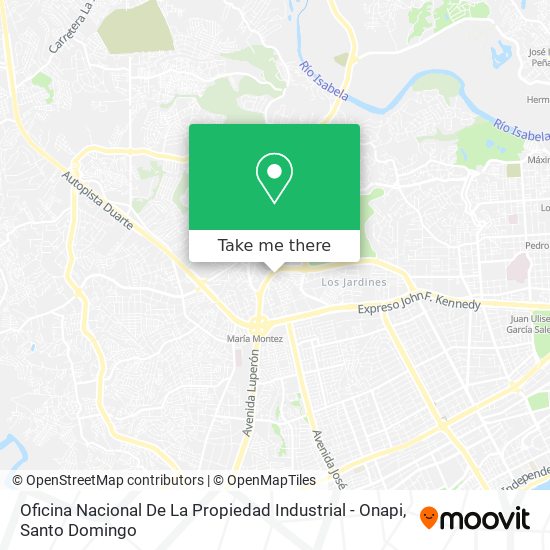 Oficina Nacional De La Propiedad Industrial - Onapi map