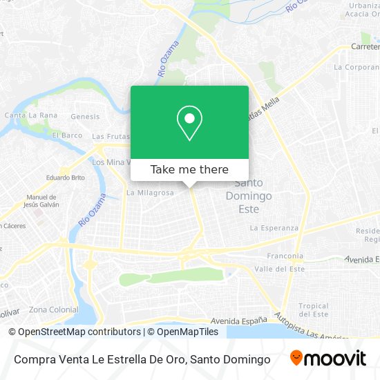 Mapa de Compra Venta Le Estrella De Oro