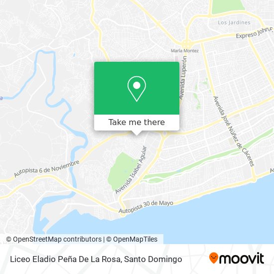 Liceo Eladio Peña De La Rosa map