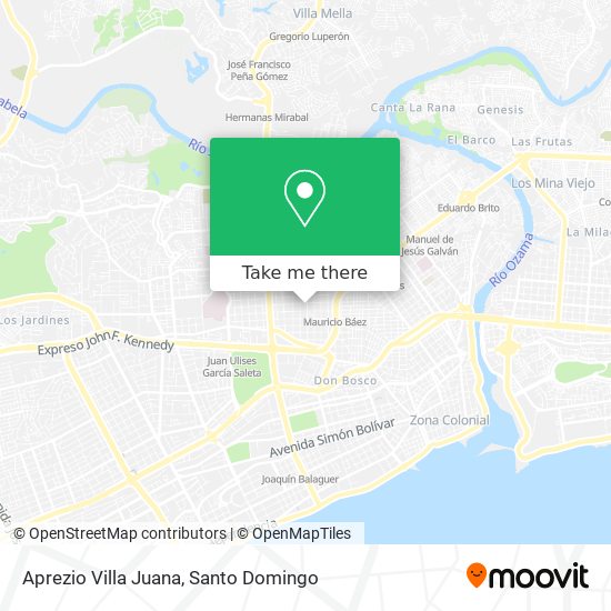 Aprezio Villa Juana map