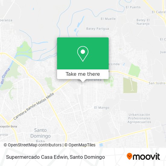 Mapa de Supermercado Casa Edwin