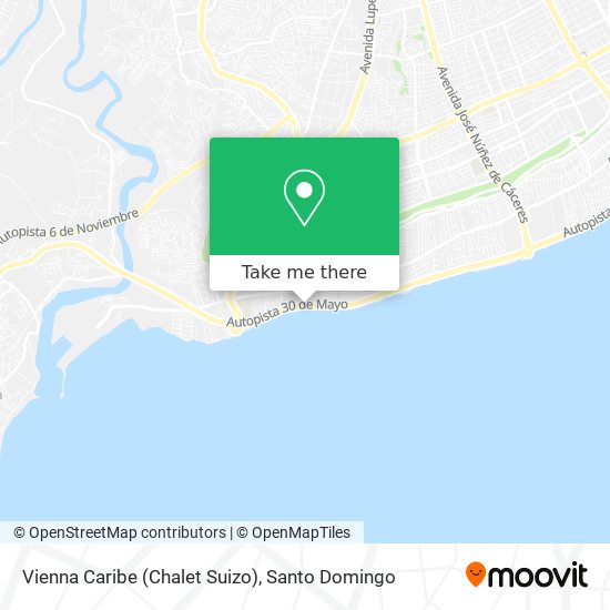 Vienna Caribe (Chalet Suizo) map