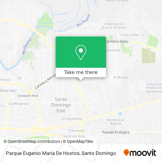 Parque Eugenio Maria De Hostos map