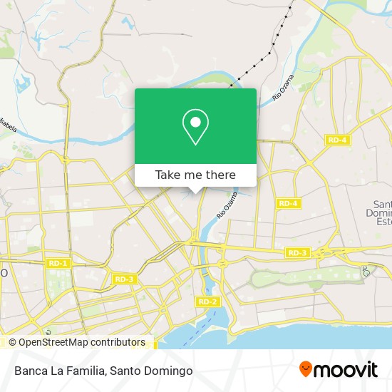 Banca La Familia map