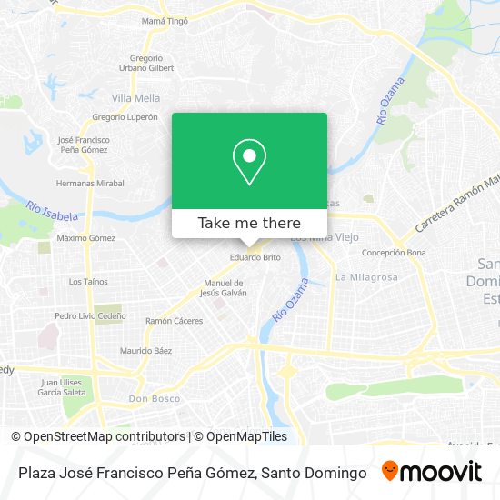 Plaza José Francisco Peña Gómez map