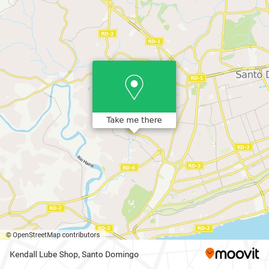 Kendall Lube Shop map
