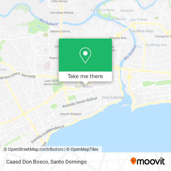 Caasd Don Bosco map