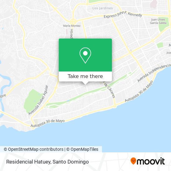Residencial Hatuey map