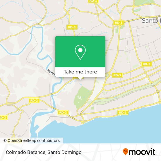Colmado Betance map