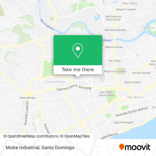 Mobe Industrial map