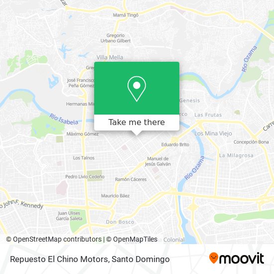 Repuesto El Chino Motors map