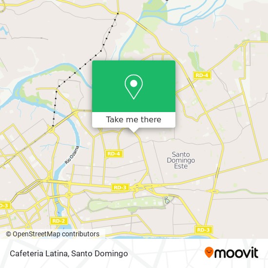 Cafeteria Latina map