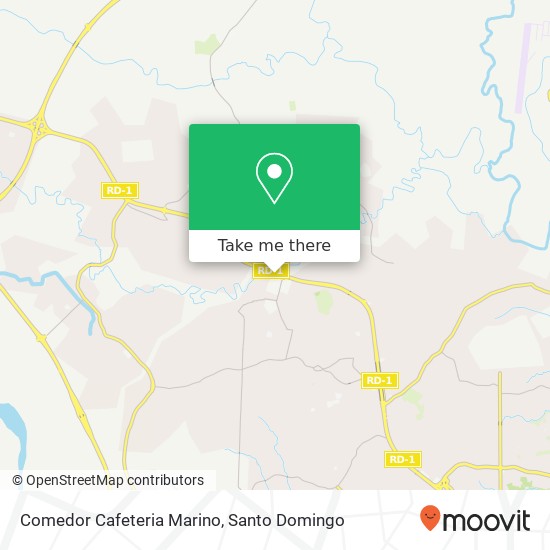 Comedor Cafeteria Marino map