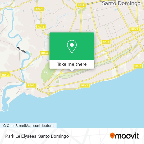 Park Le Elysees map